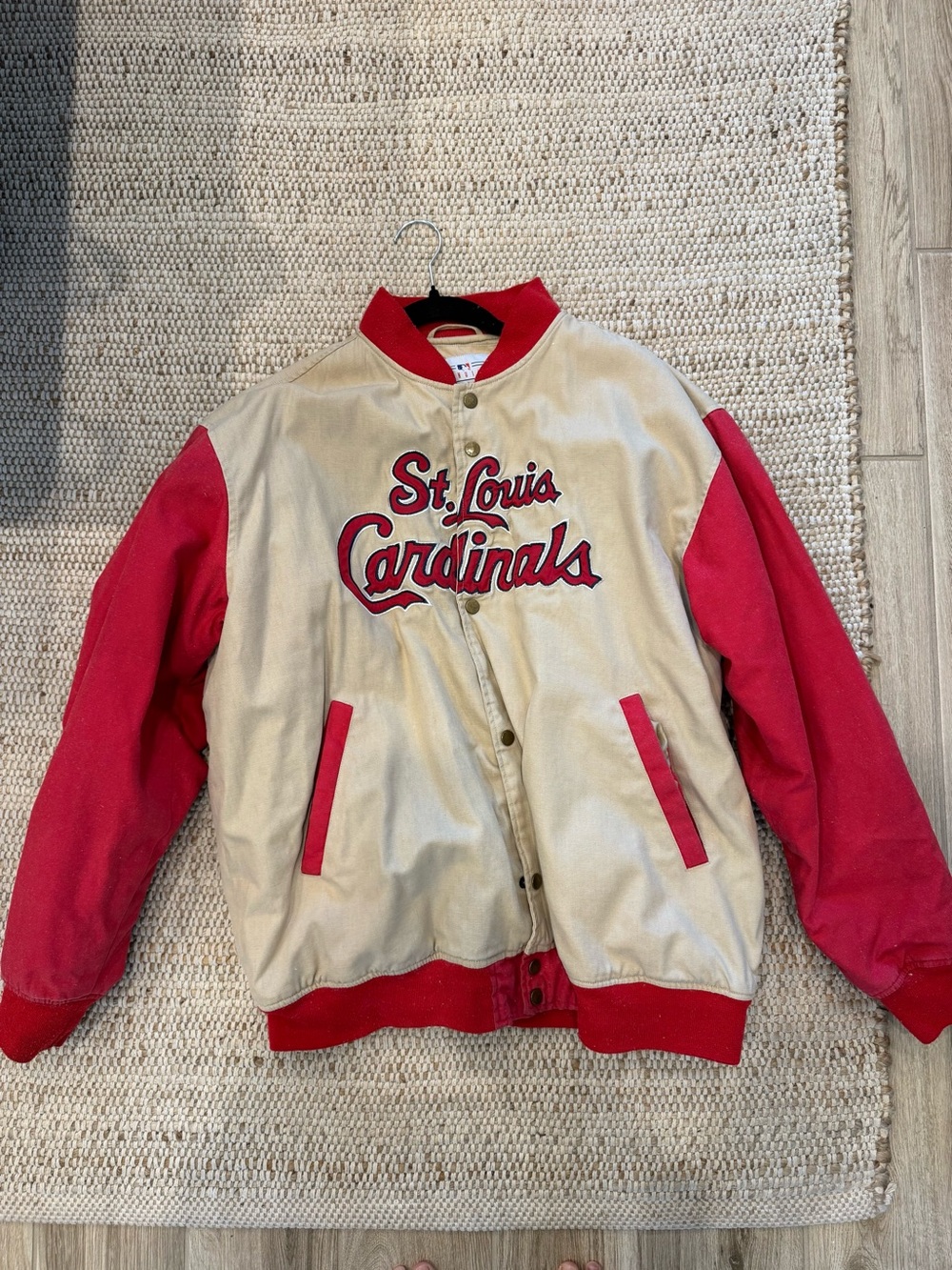 MLB Genuine Merchandise St. Louis Cardinals Canvas Bomber Jacket XL